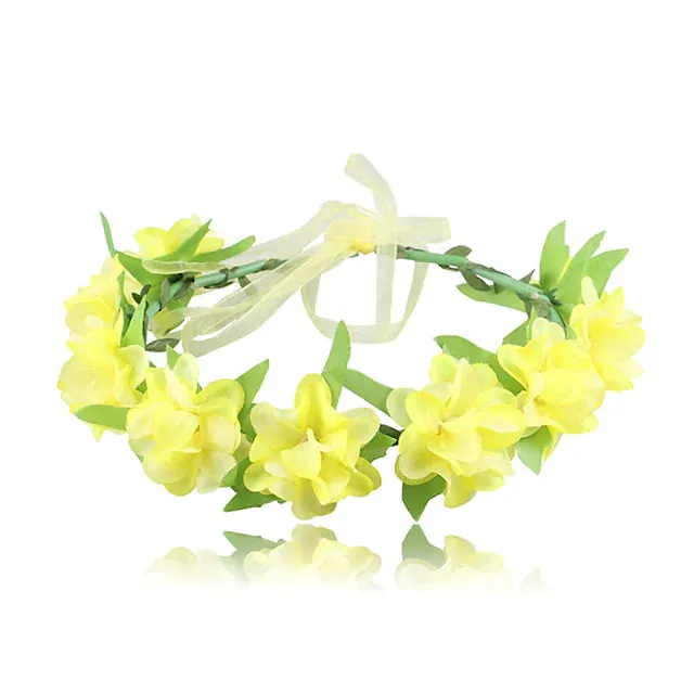 2-Pack: Girl's Floral Style Polyester Hair Accessories