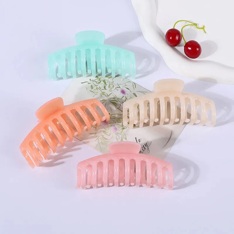 3/4PCS Hair Claw Clips 4 Inch Nonslip Large Crab Hairpins for Women Thin Hair Accessories Barrette Girls Hair Accessories Gifts