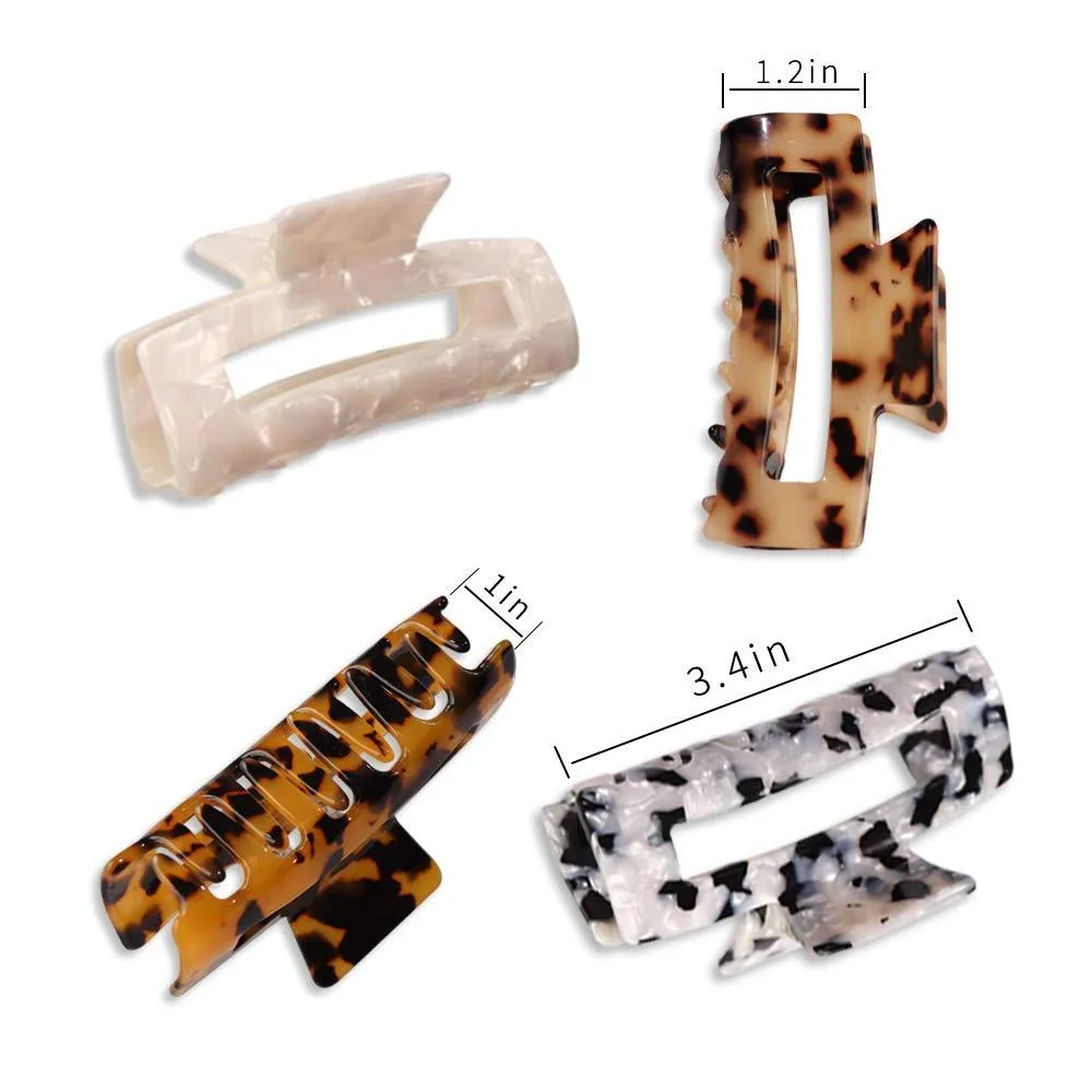 4-Pack: MagicSky Hair Claw Clips