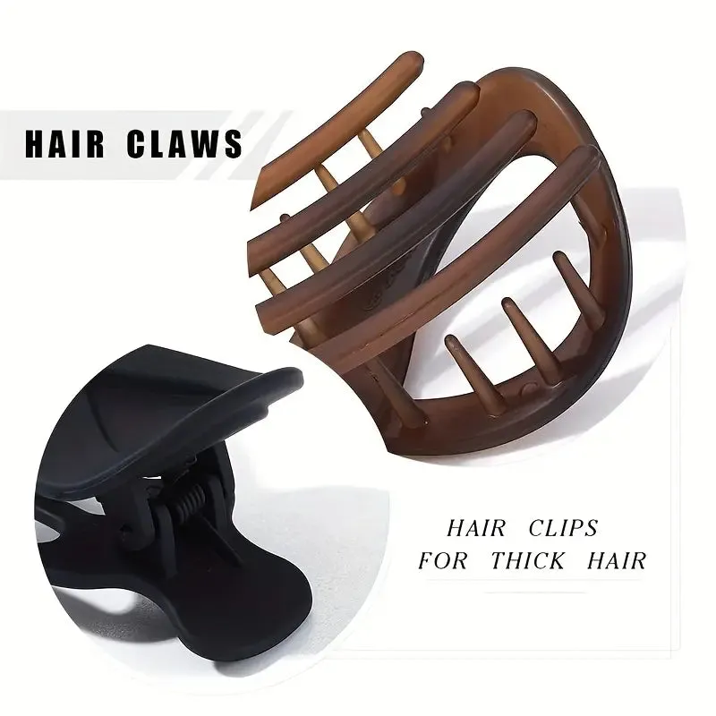 Acrylic Hair Claw Thick Hair Barrettes For Styling Hair