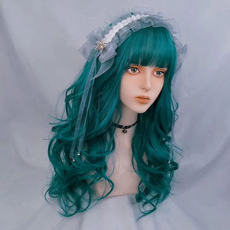 Blue Green Wig PL50155