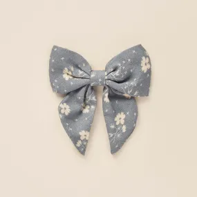 Bow - Blue Ditsy - Vintage Blue