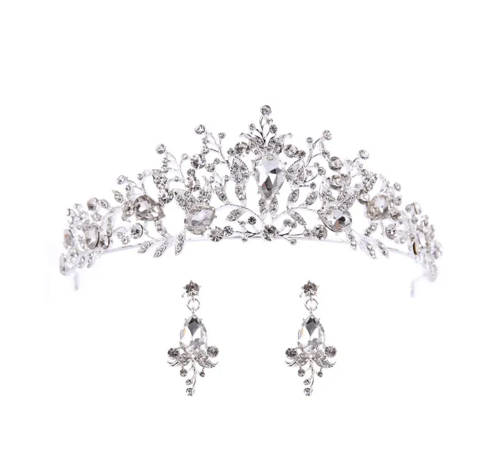 Bride Crystal Crown Hair Accessory