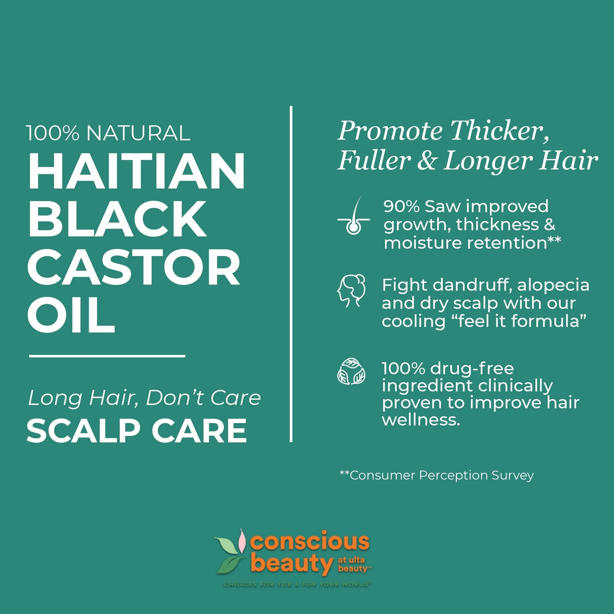 Buy Haitian Black Castor Oil Scalp Care Conditioner (8oz), get one FREE