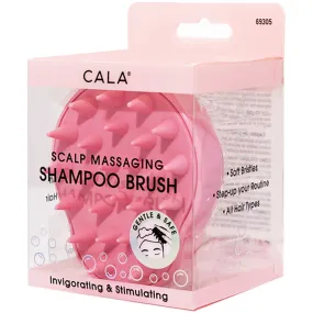 Cala - Scalp Massaging Shampoo Hair Brush (PINK)