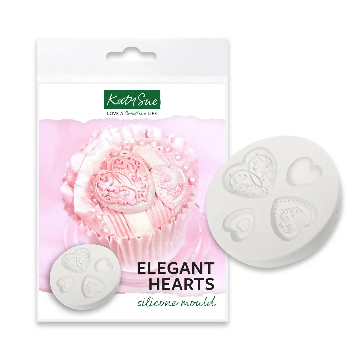 Elegant Hearts Silicone Mould