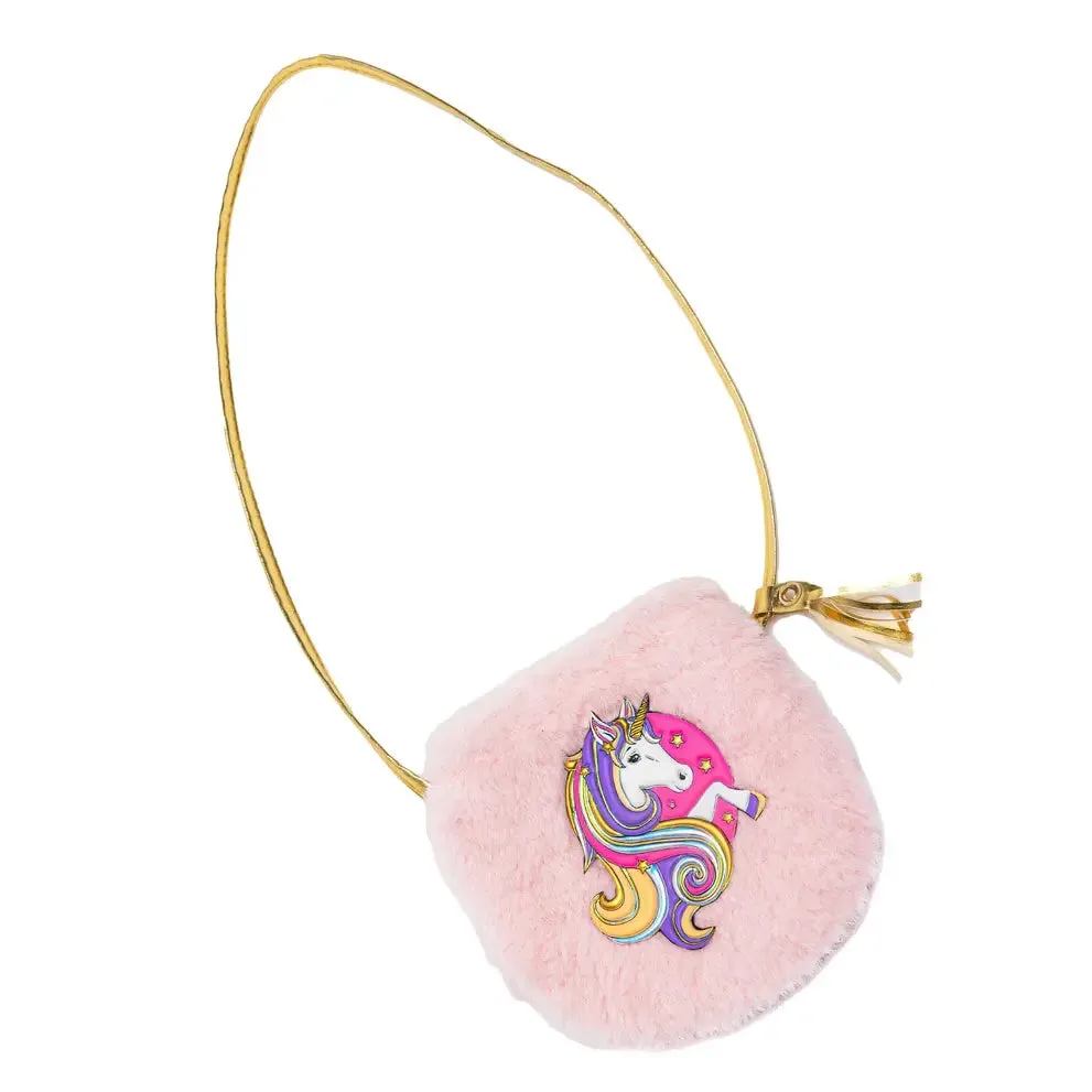 Fluffy Pink Unicorn Purse