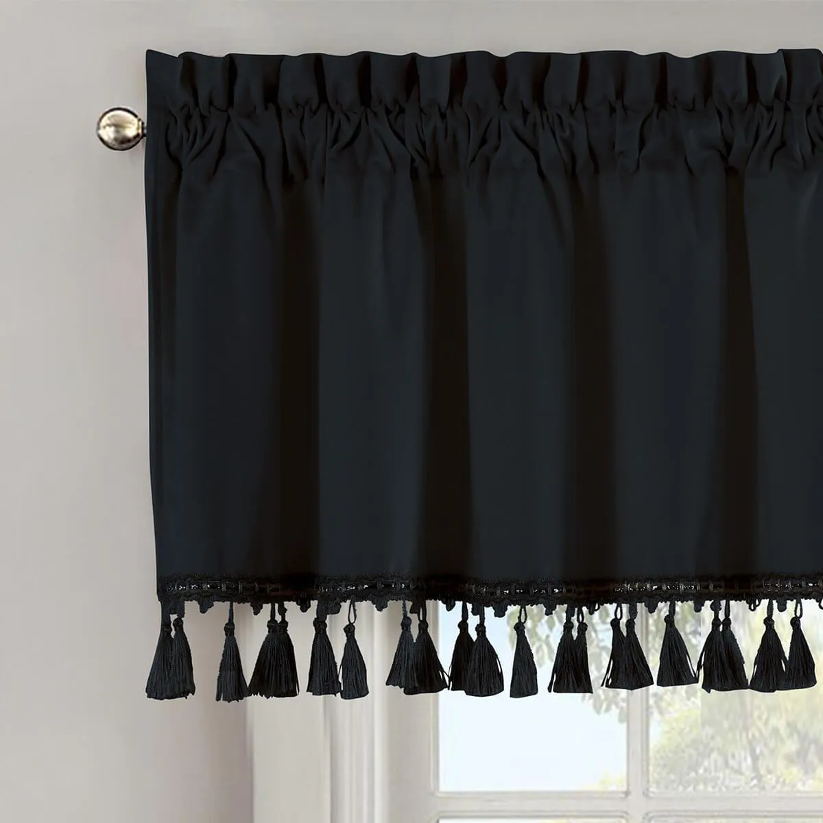 Heavyweight Velvet Straight Valance 52”Wx19”L (Single)