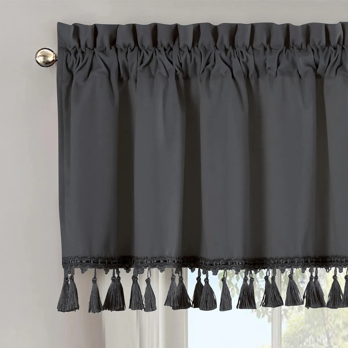 Heavyweight Velvet Straight Valance 52”Wx19”L (Single)