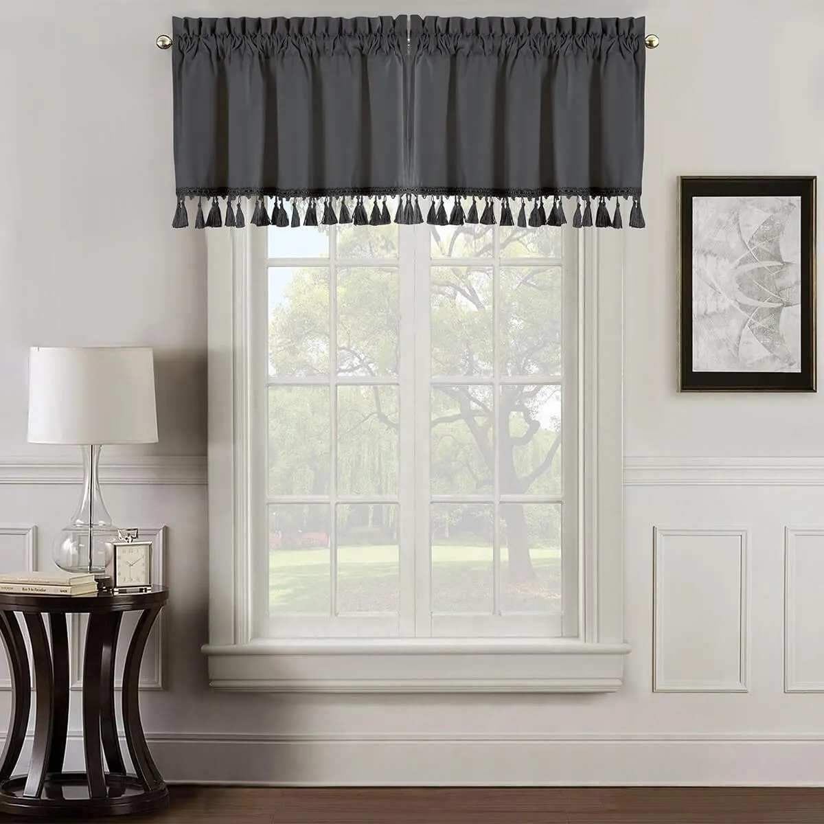 Heavyweight Velvet Straight Valance 52”Wx19”L (Single)