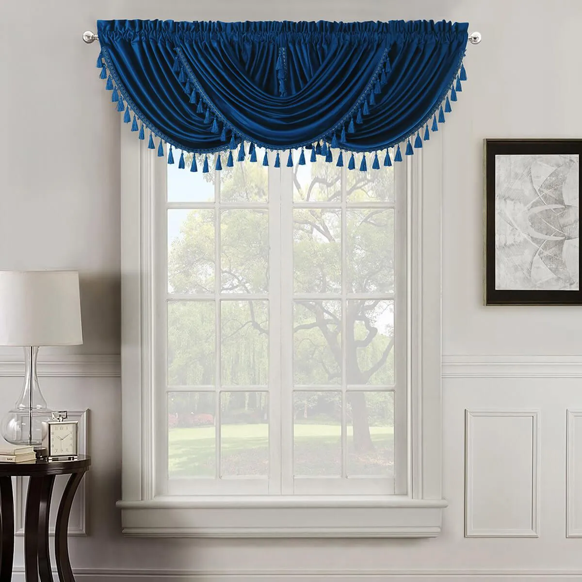 Heavyweight Velvet Waterfall Valance 57”Wx37”L (Single)