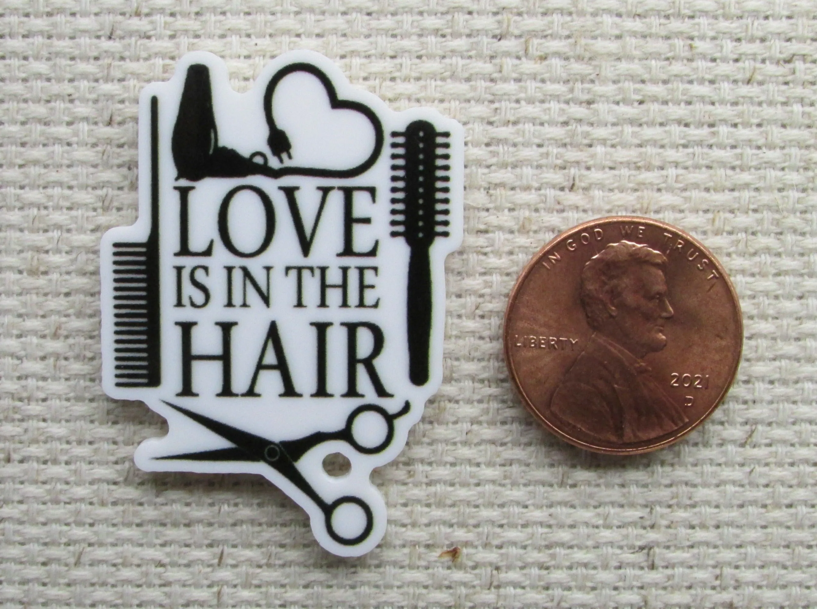 Love Is In The Hair Needle Minder, Cover Minder, Magnet