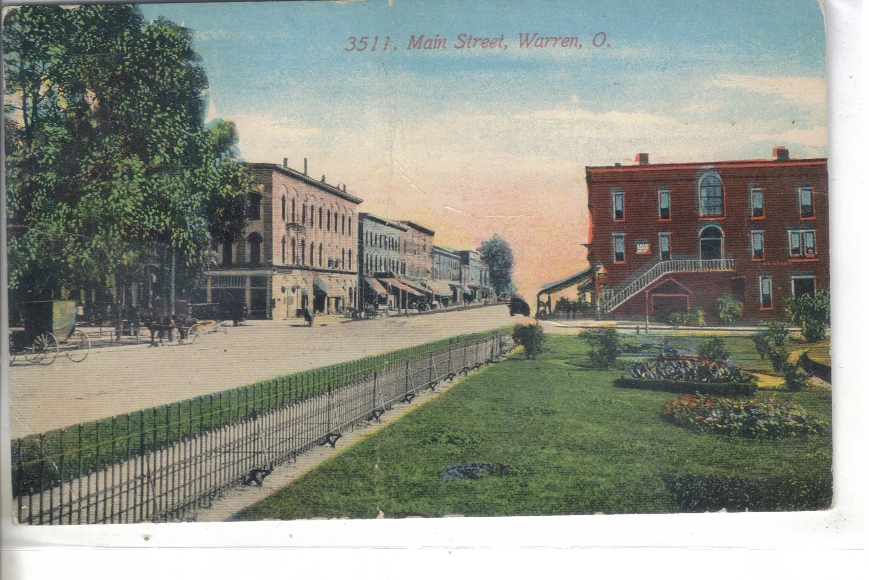 Main Street-Warren,Ohio 1912