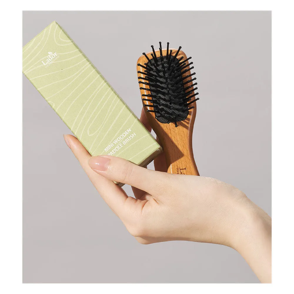 Mini Wooden Paddle Brush