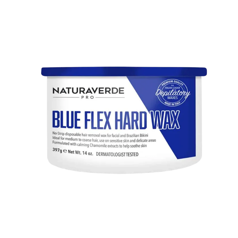 NATURAVERDE PRO - Blue Flex Hard Wax (397g)