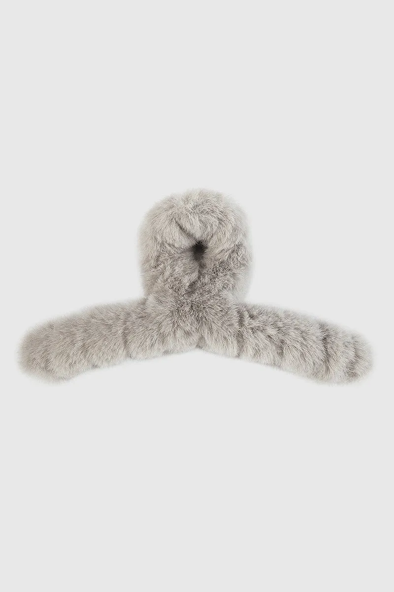 Plush Hair Claw Clip