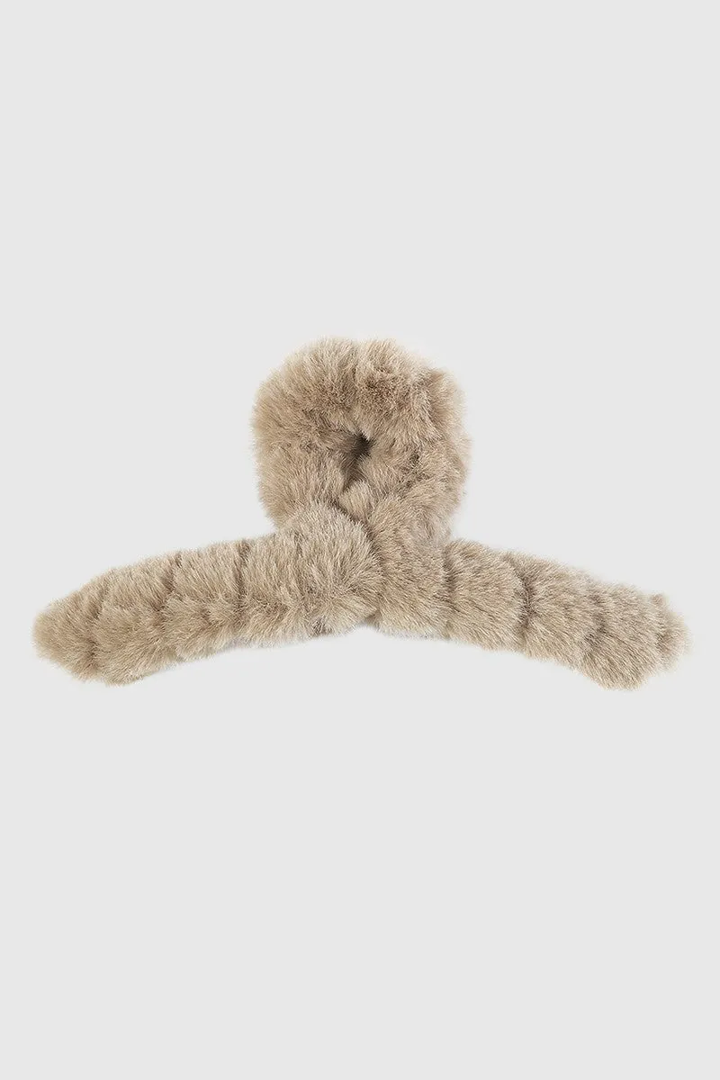 Plush Hair Claw Clip