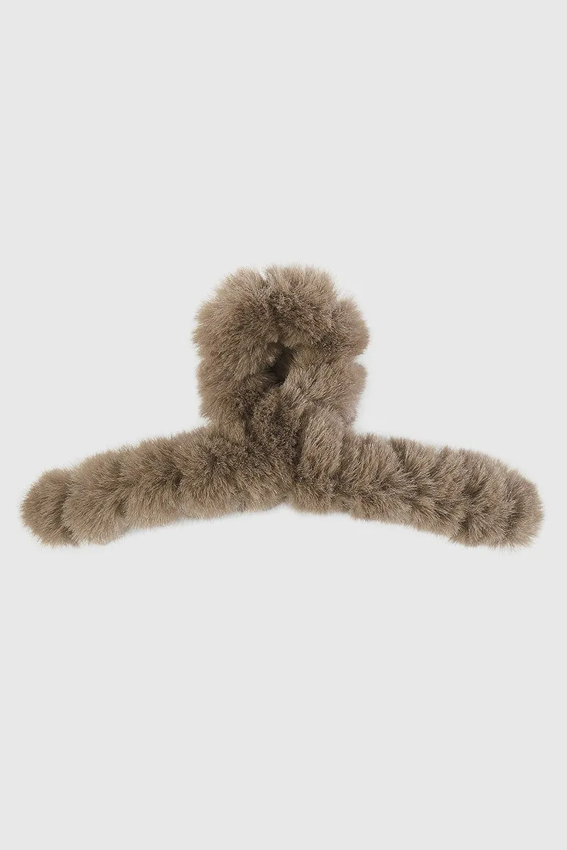 Plush Hair Claw Clip