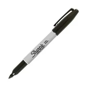 Sharpie Permanent Marker, Fine Point, Black, Sold Individually