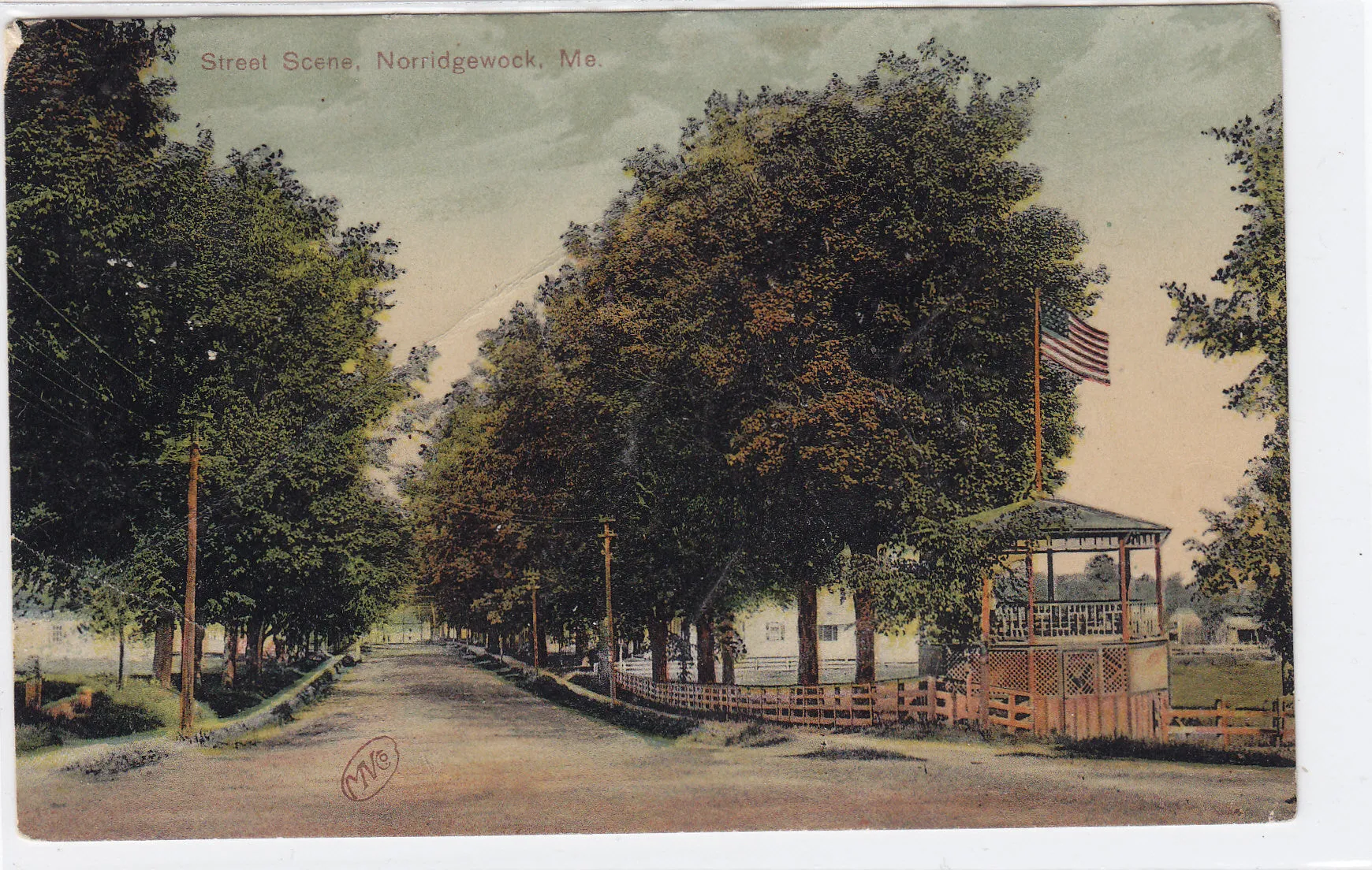 Street Scene - Norridgewock,Maine 1907