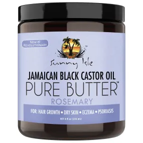 Sunny Isle ROSEMARY Jamaican Black Castor Oil PURE BUTTER 8oz