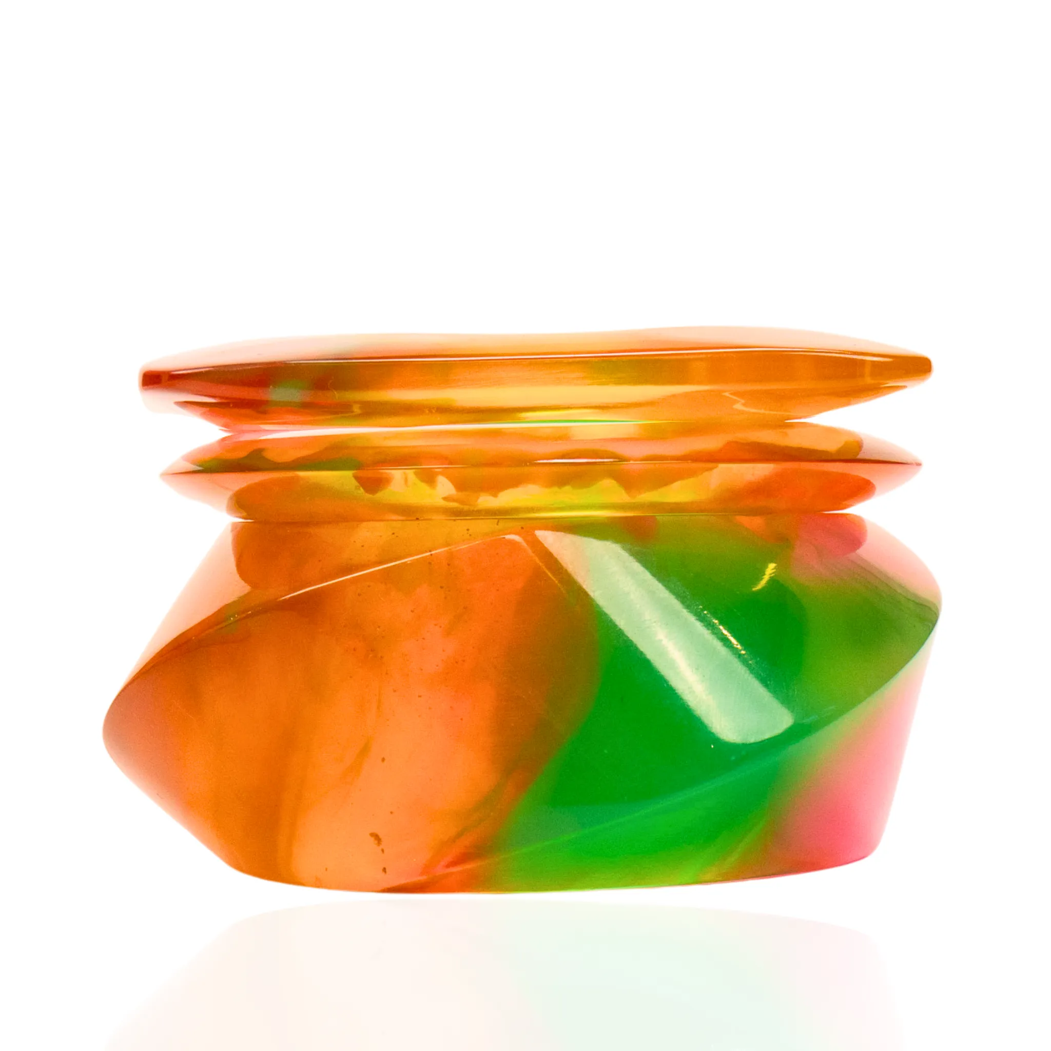 Talia 3pc Bangle Stack - Rainbow